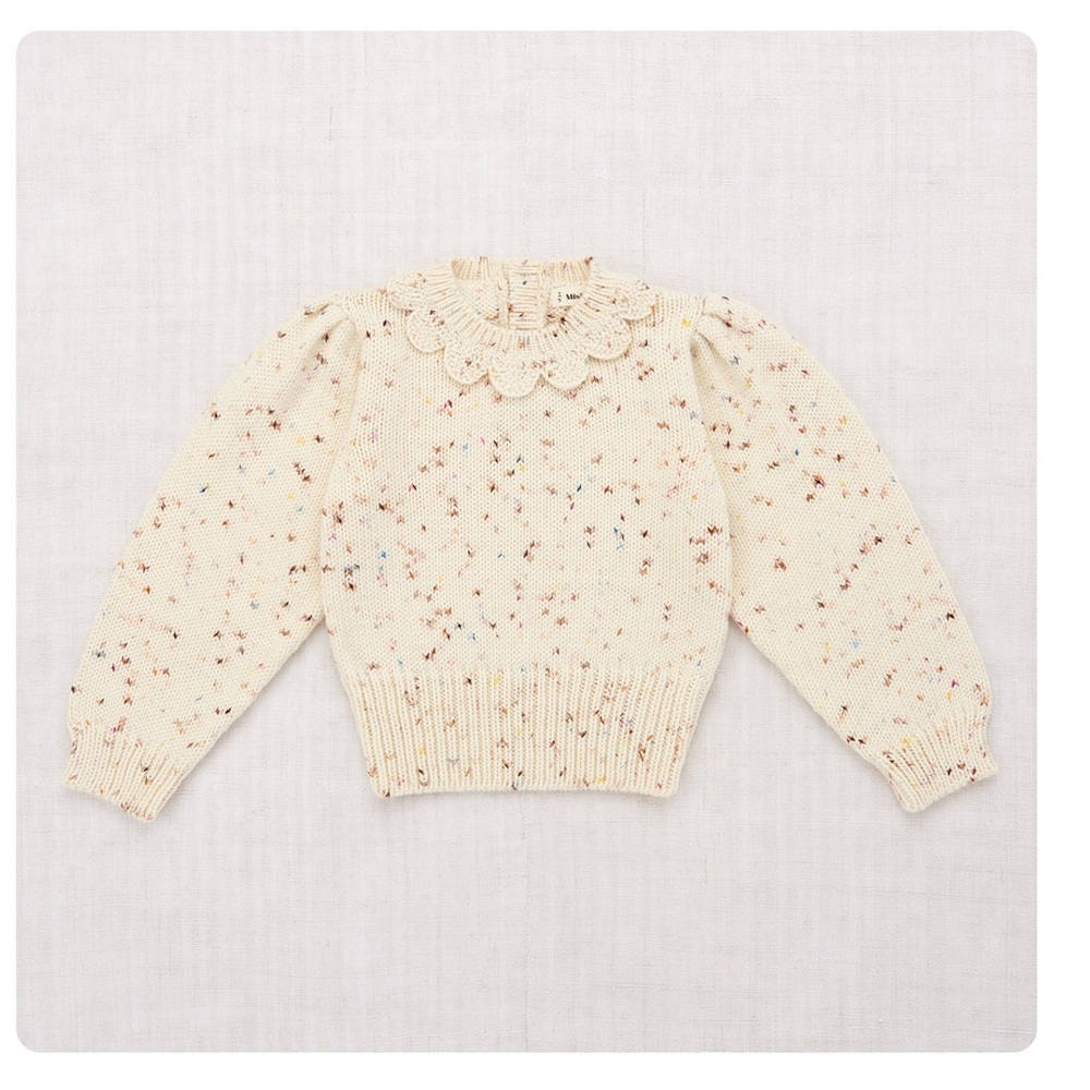 Misha and puff Ellie Confetti pullover size 4-5